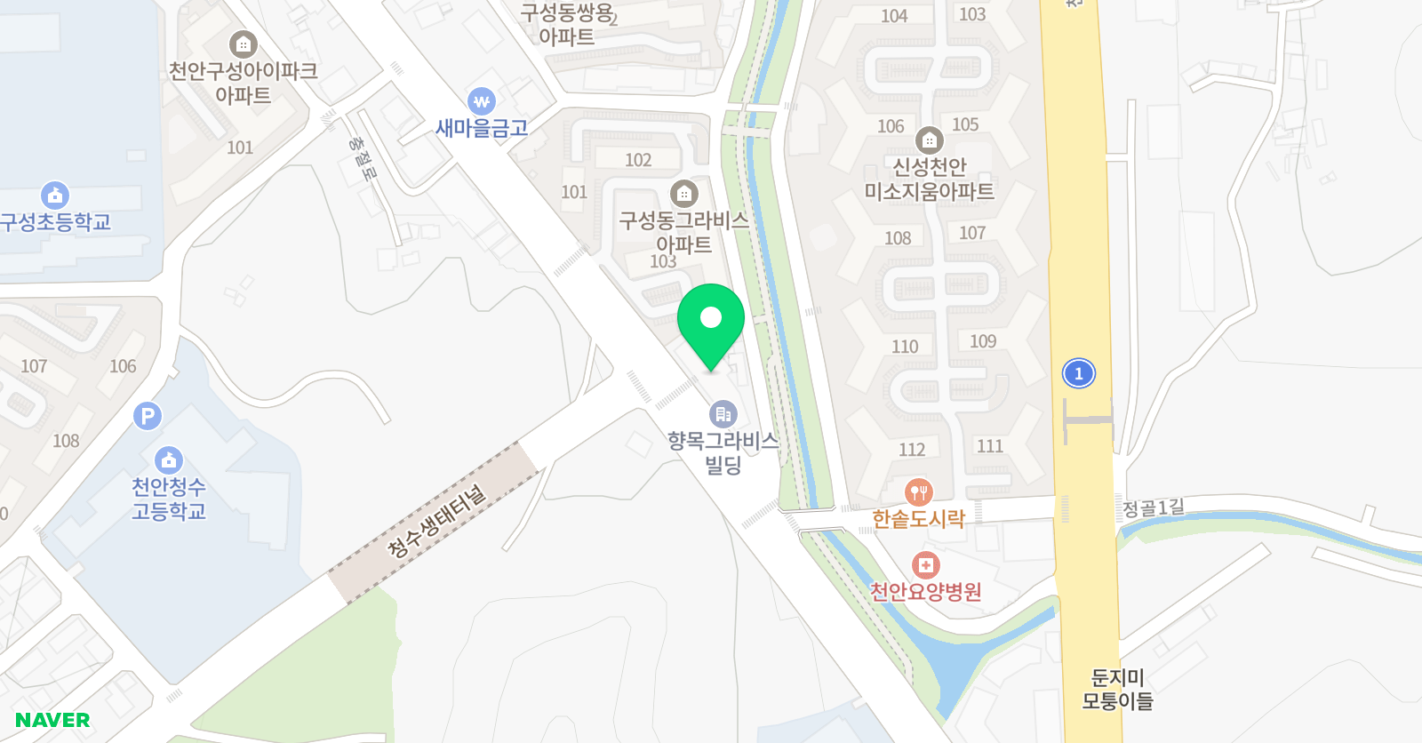 미래엔 영어수학 구성제1 학원 위치