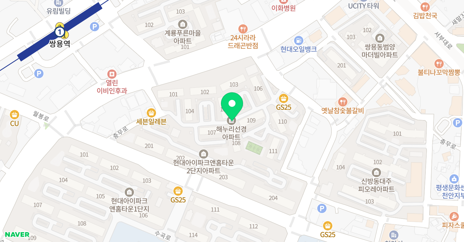 꿈꾸는다빈치 미술교습소 위치