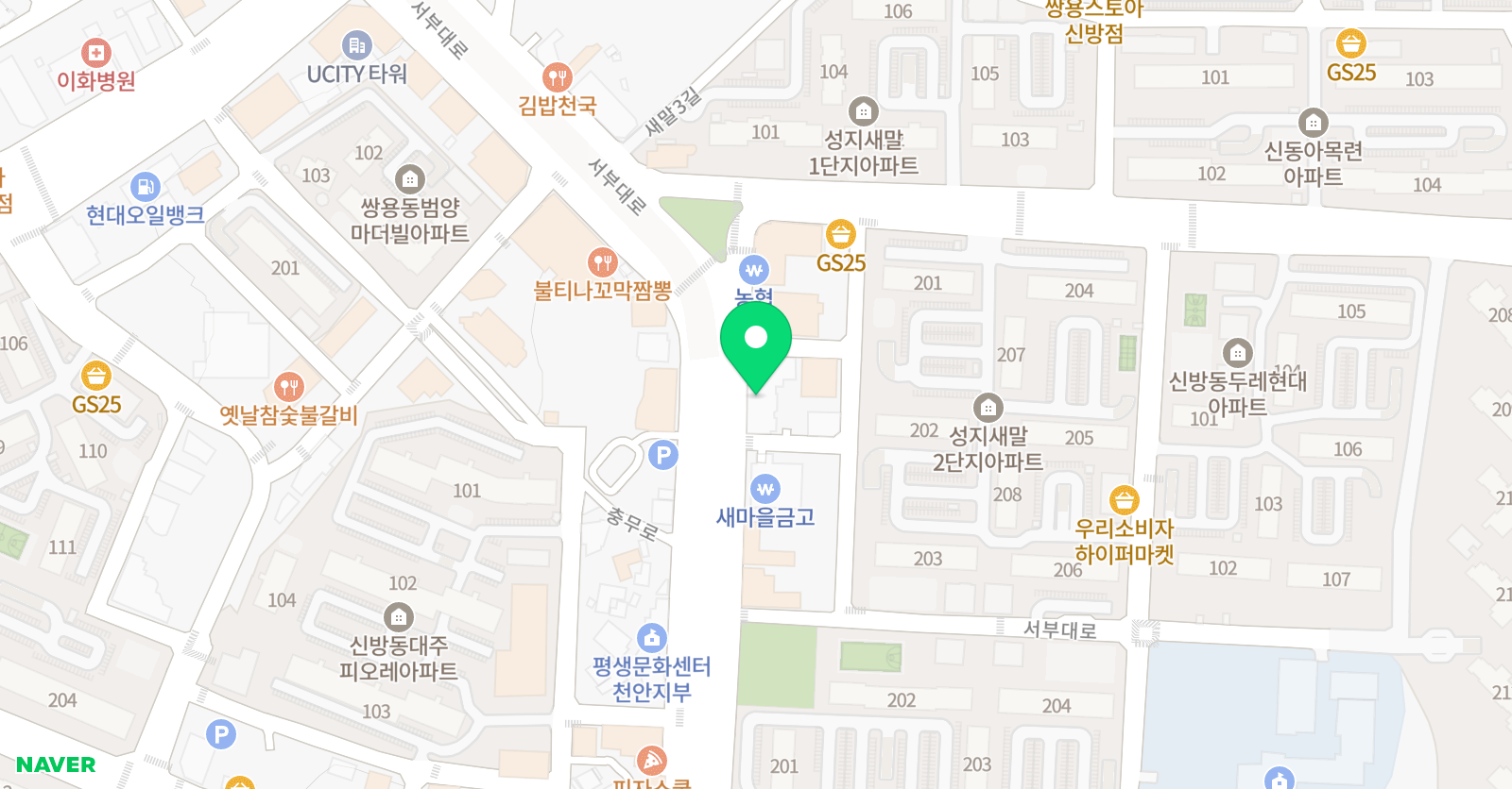 와와 학습코칭센터 신방점 위치