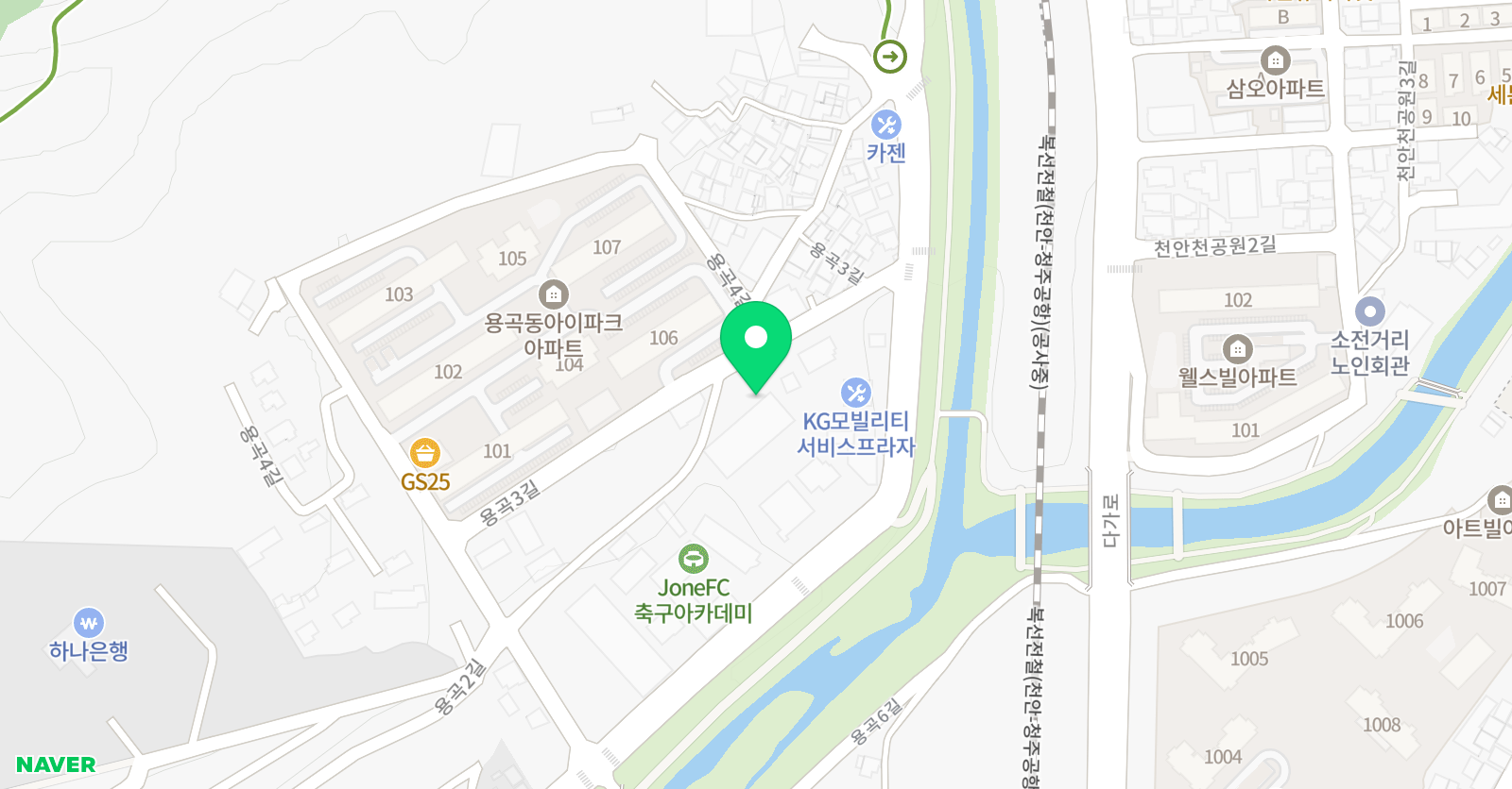 용곡 C&C 수영장 위치