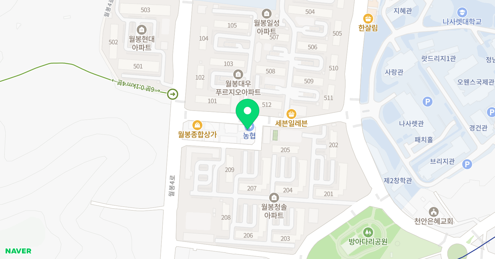 셀파우등생교실 바른학원 위치