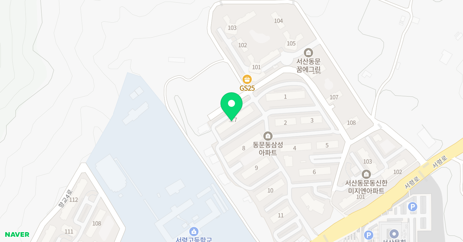 셀파우등생 교실 서산동문 삼성교실 위치
