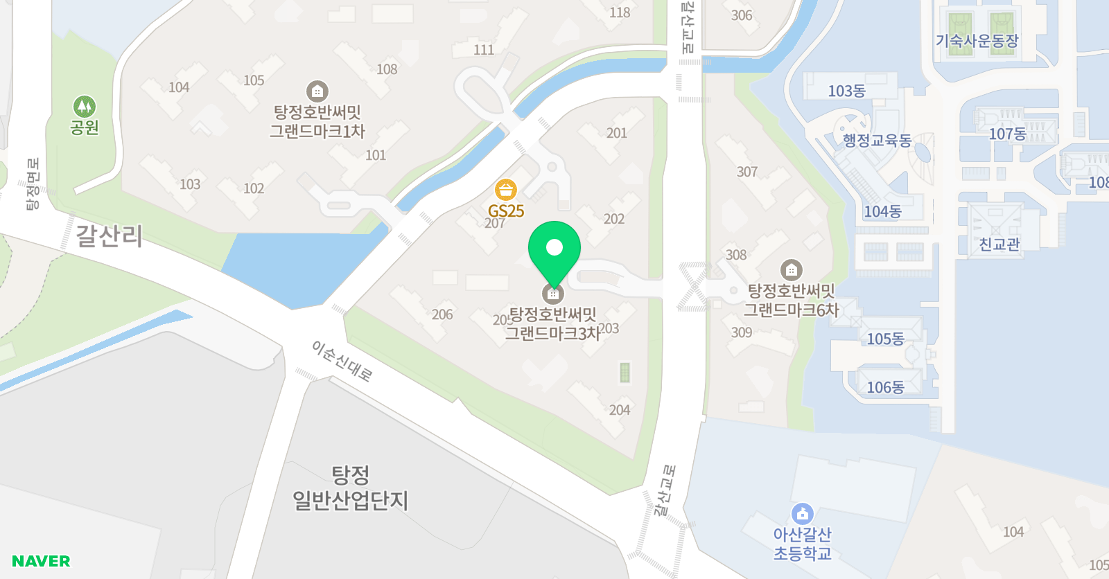 수풀림 수학 위치