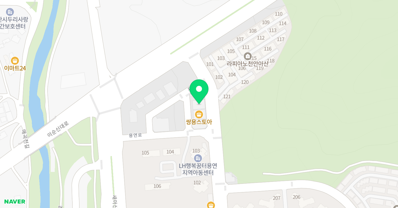 어썸에듀케이션 학원 위치