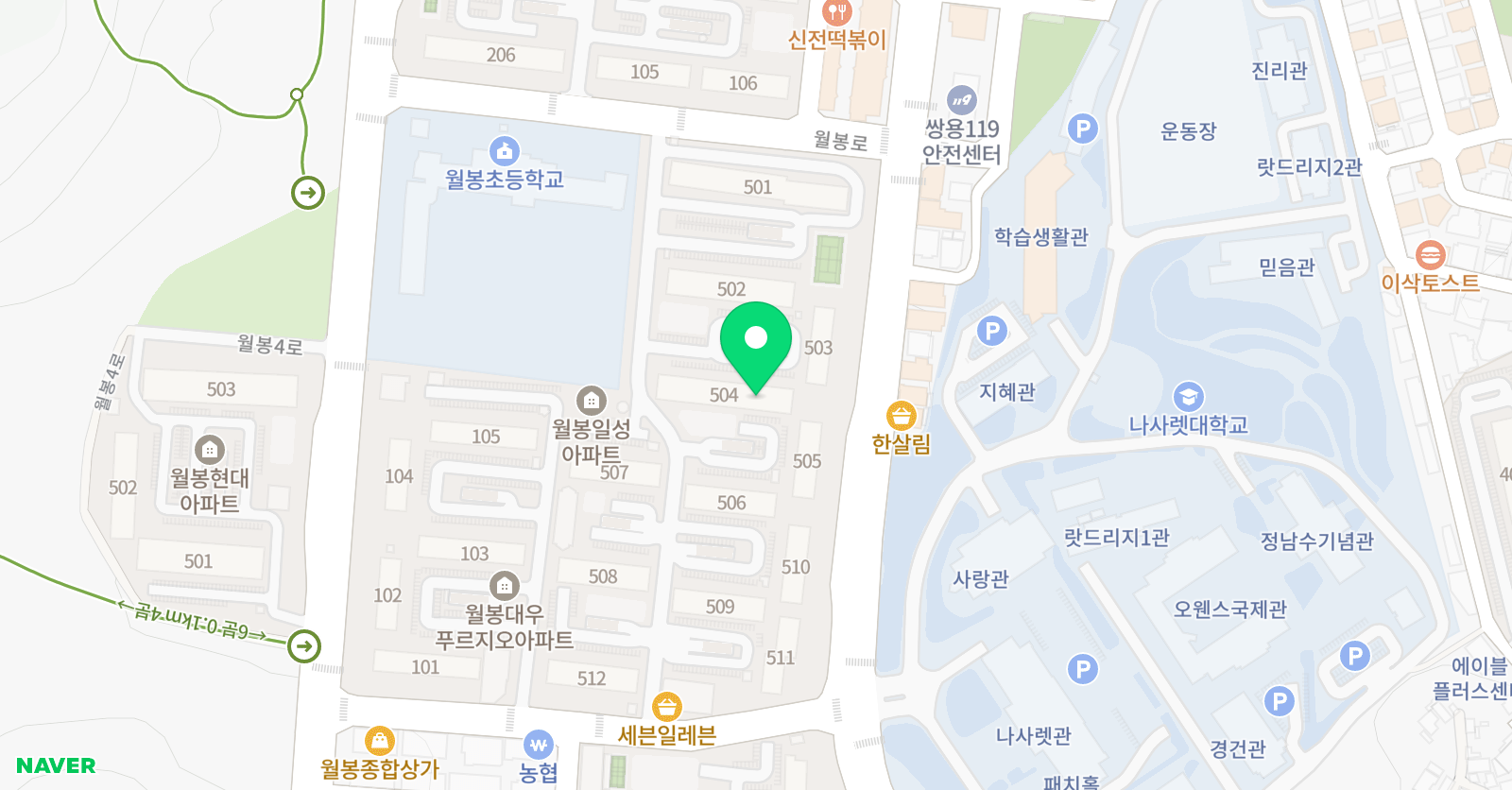 미래엔 영어수학 일성교실 위치