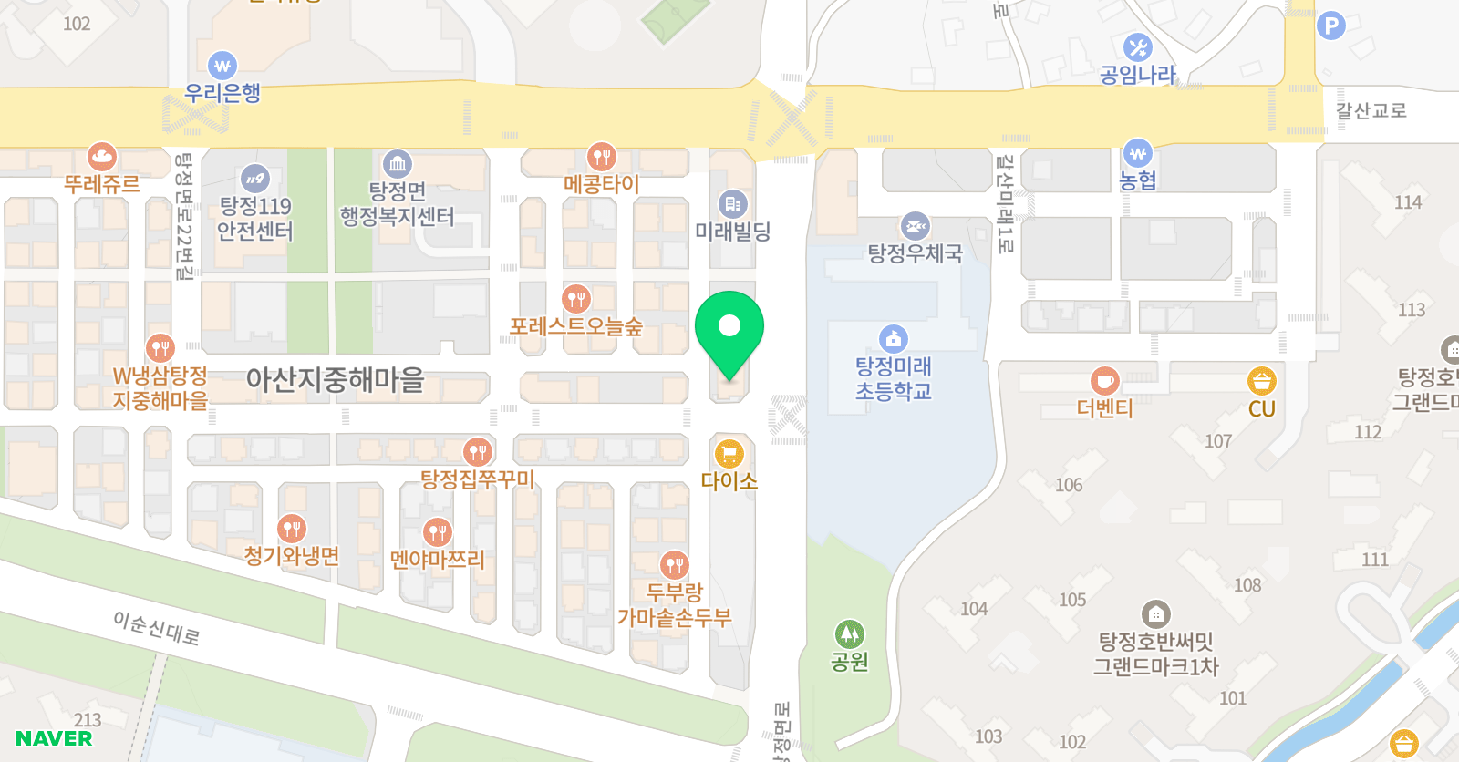 오름영어독서학원 위치