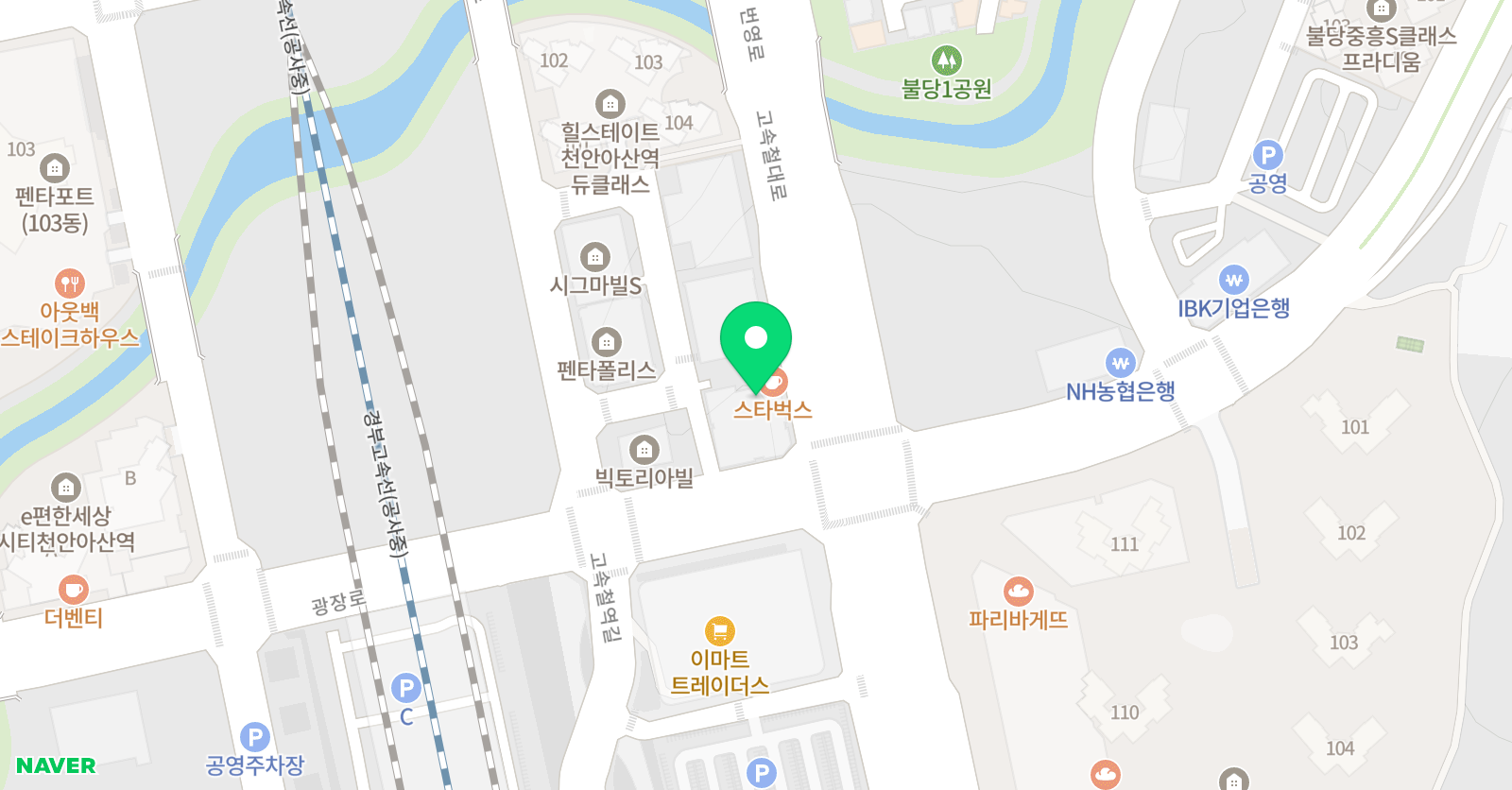 두드림 발레학원 위치