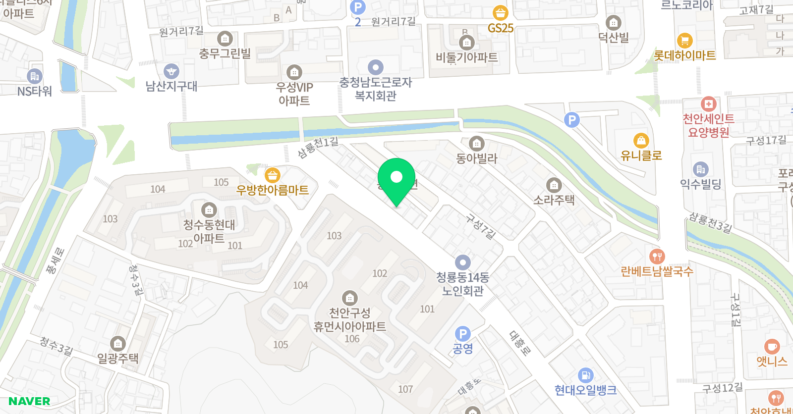 DVK 속독학원 위치