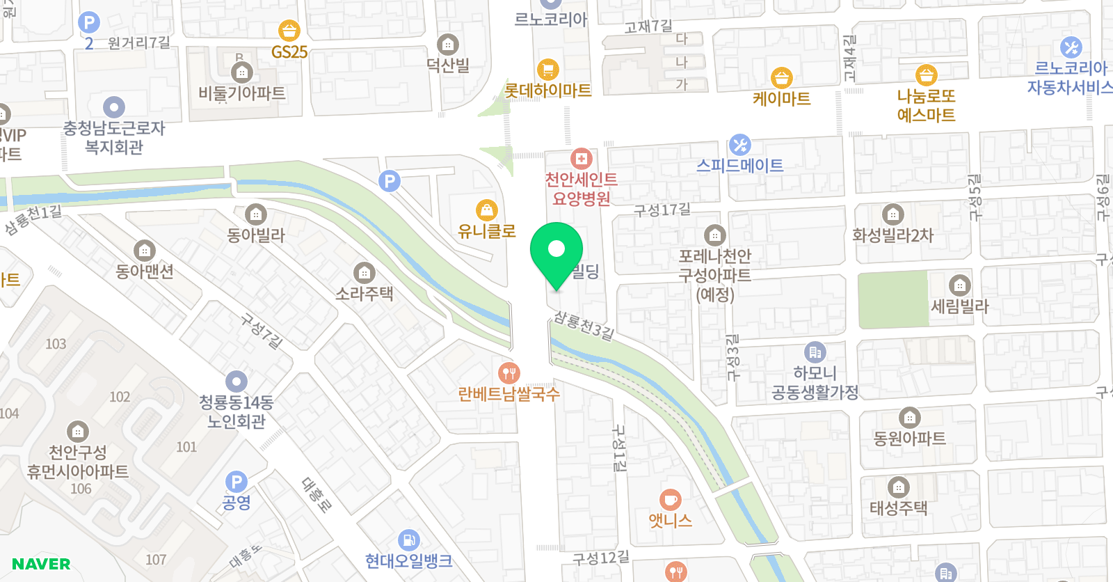 GS 영수단과학원 위치