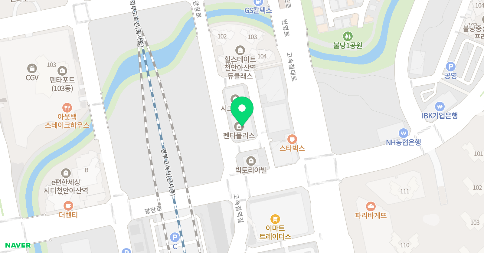 한국전통 무용학원 위치