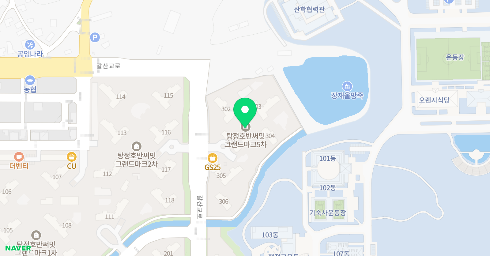 셀파우등생 교실 탕정호반3블럭교실 위치