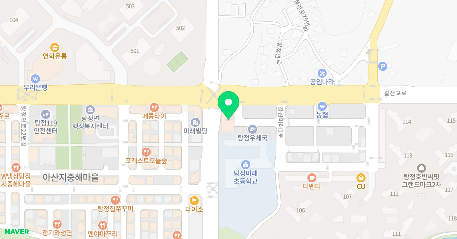 은혜 피아노음악학원 위치