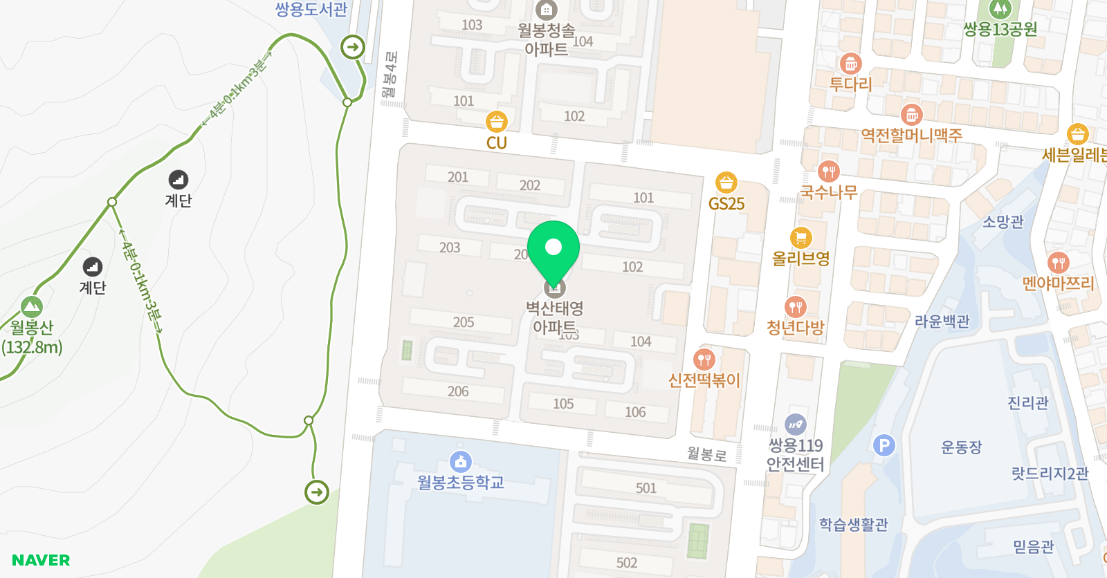 이솔 수학 위치