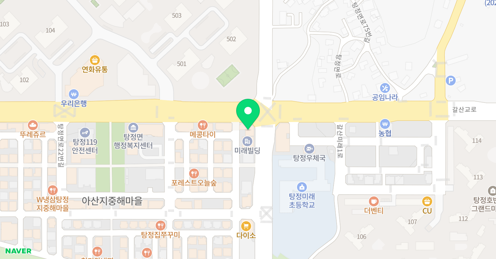 김쌤주산암산 수학영재학원 위치