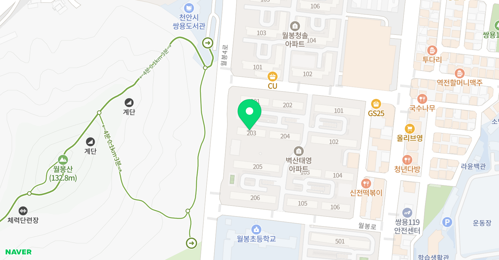 이롬 수학영어 위치