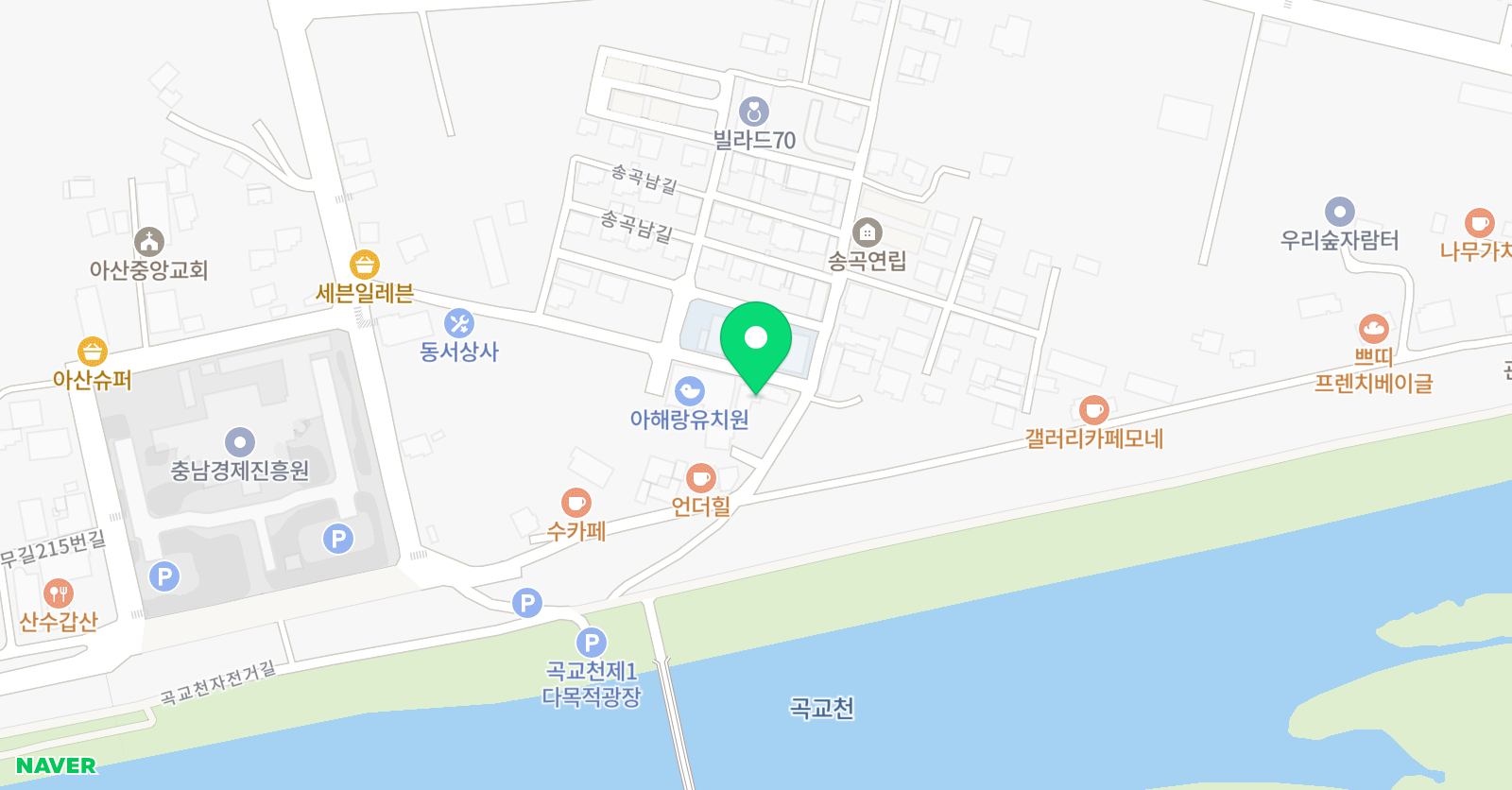GnB 어학원 송곡캠퍼스 위치
