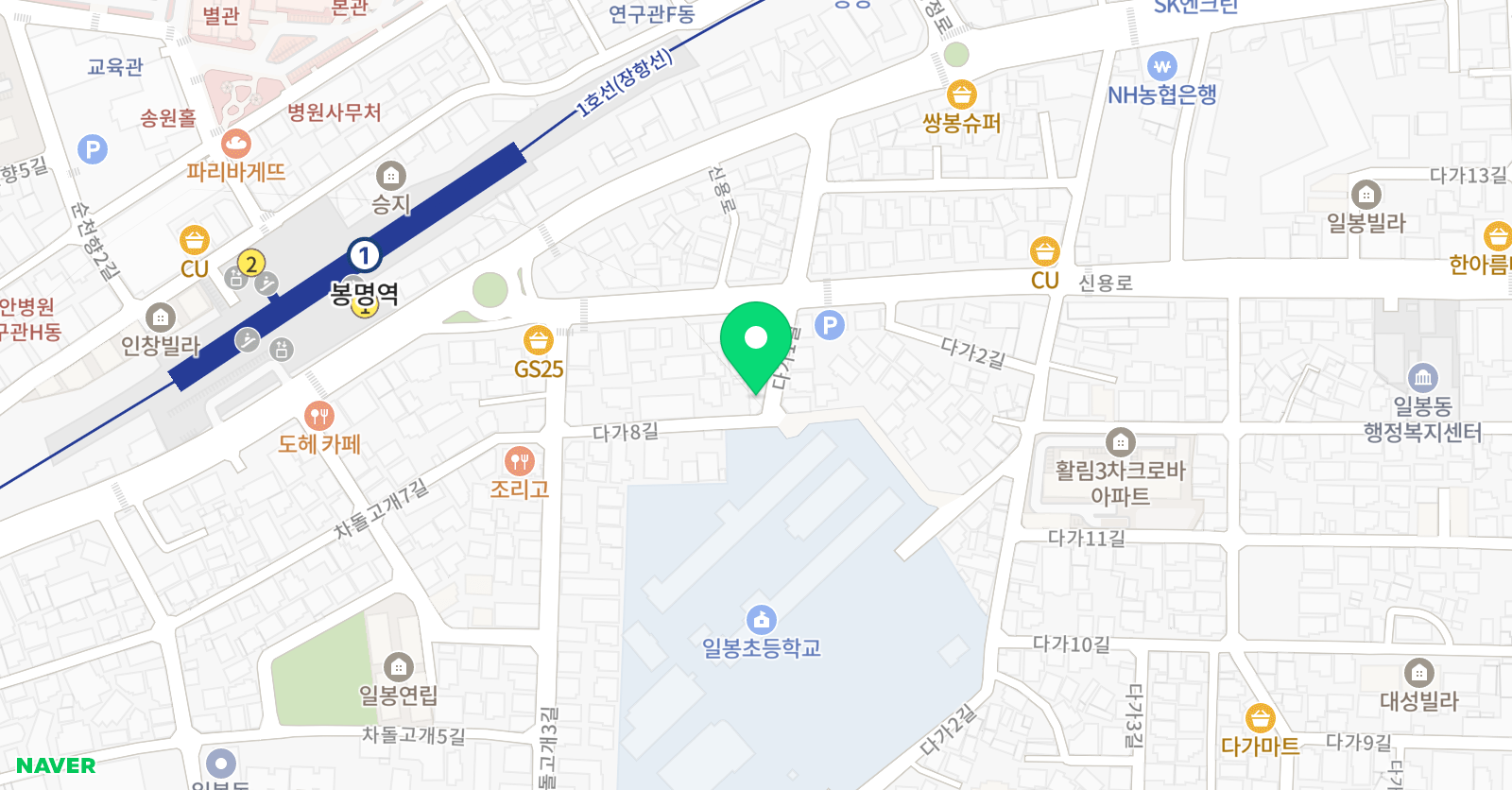 예닮 피아노미술학원 위치