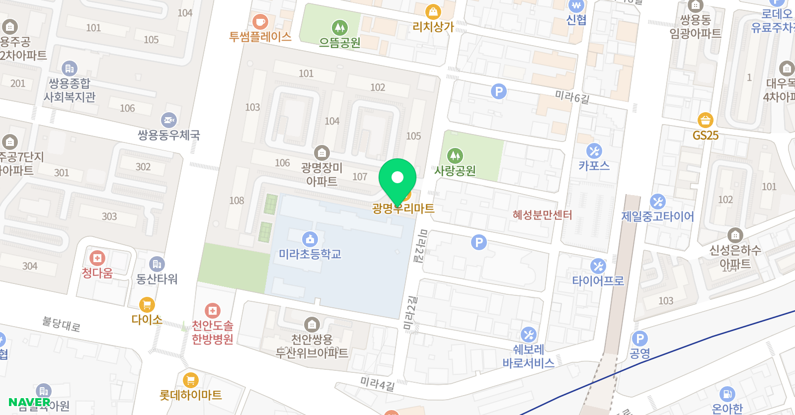 소울피아노 음악학원 위치