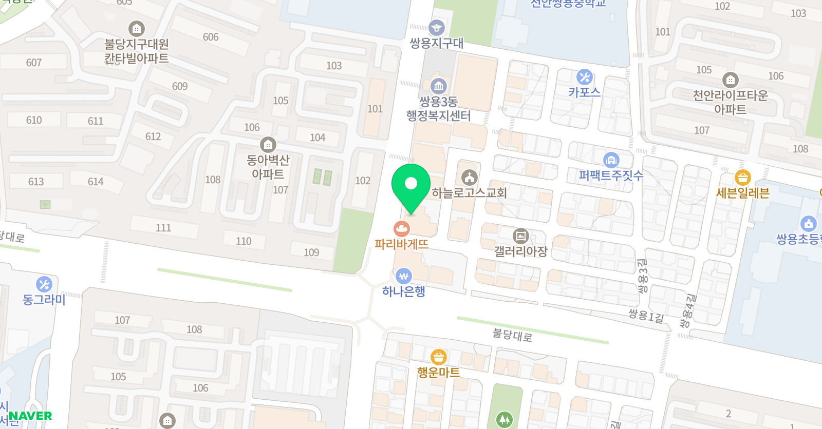 베테랑 수학전문학원 위치