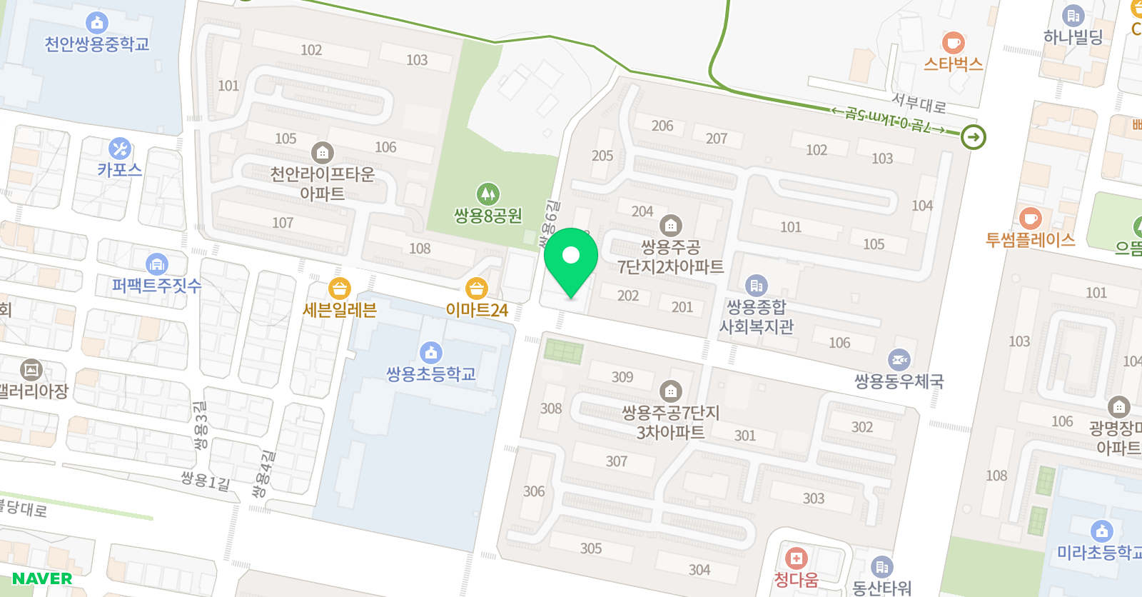 KTC 태권도 위치