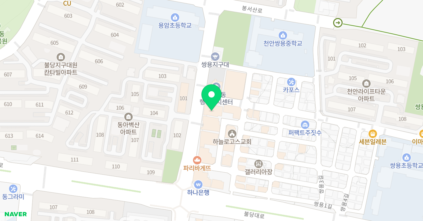 경희대사랑인태권도 위치