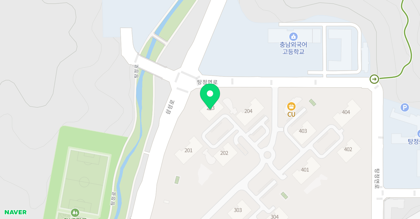 미래엔 영어수학 트라팰리스점 위치
