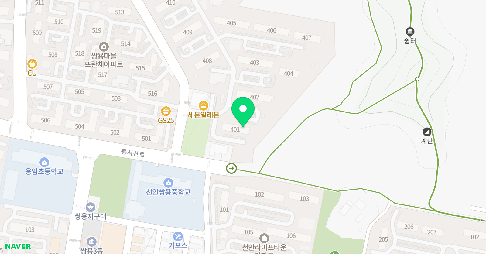 믿음 공부방 위치