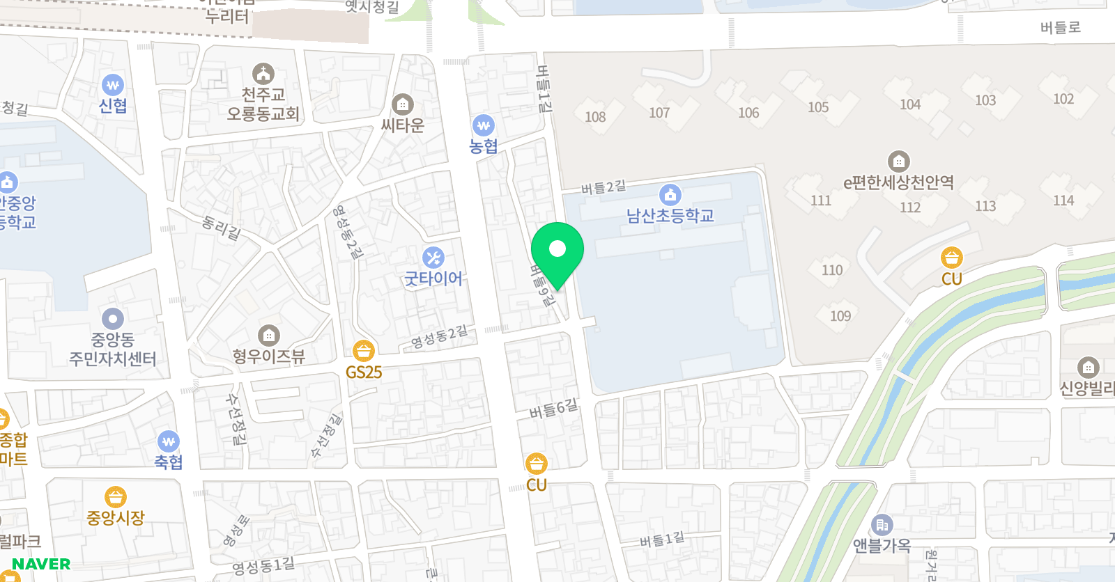 새로이담을 학원 위치