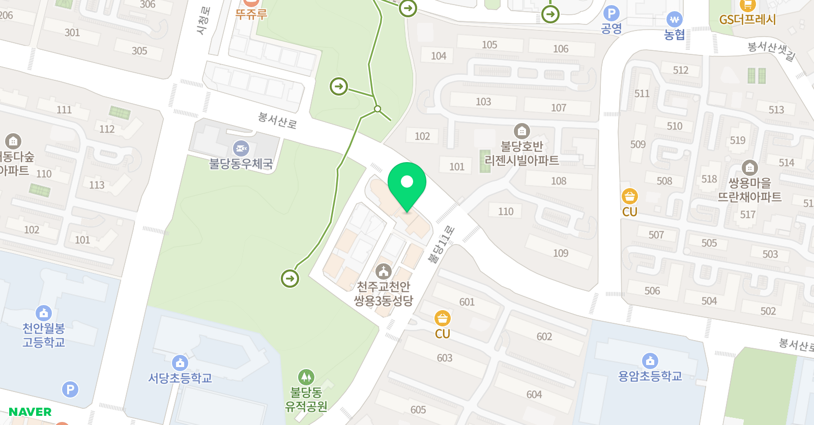 로잔 발레학원 위치