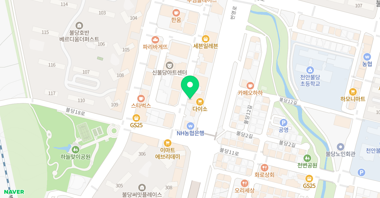 혜윰 국어영어학원 위치