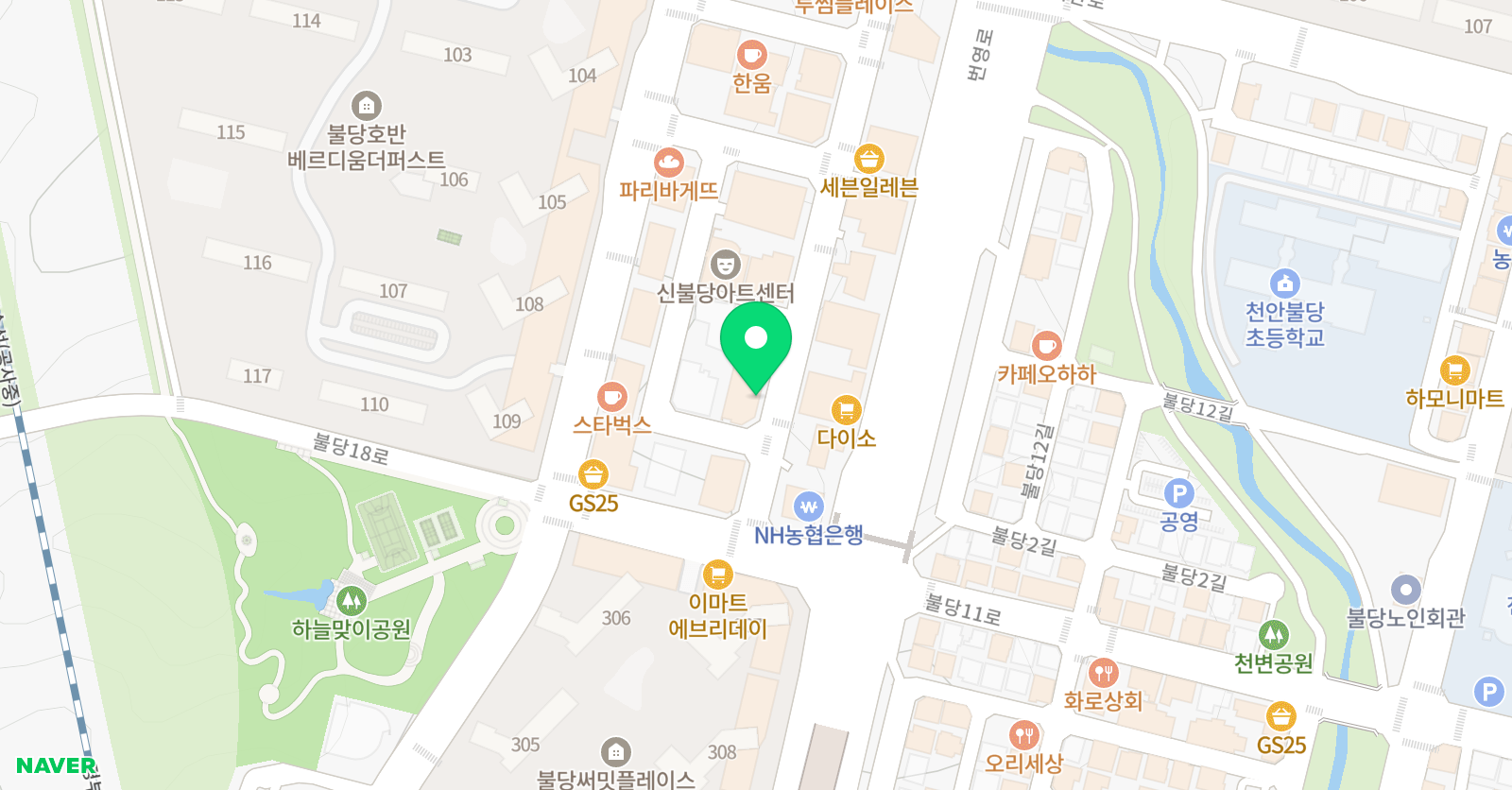 리드웰 영어도서관어학원 위치