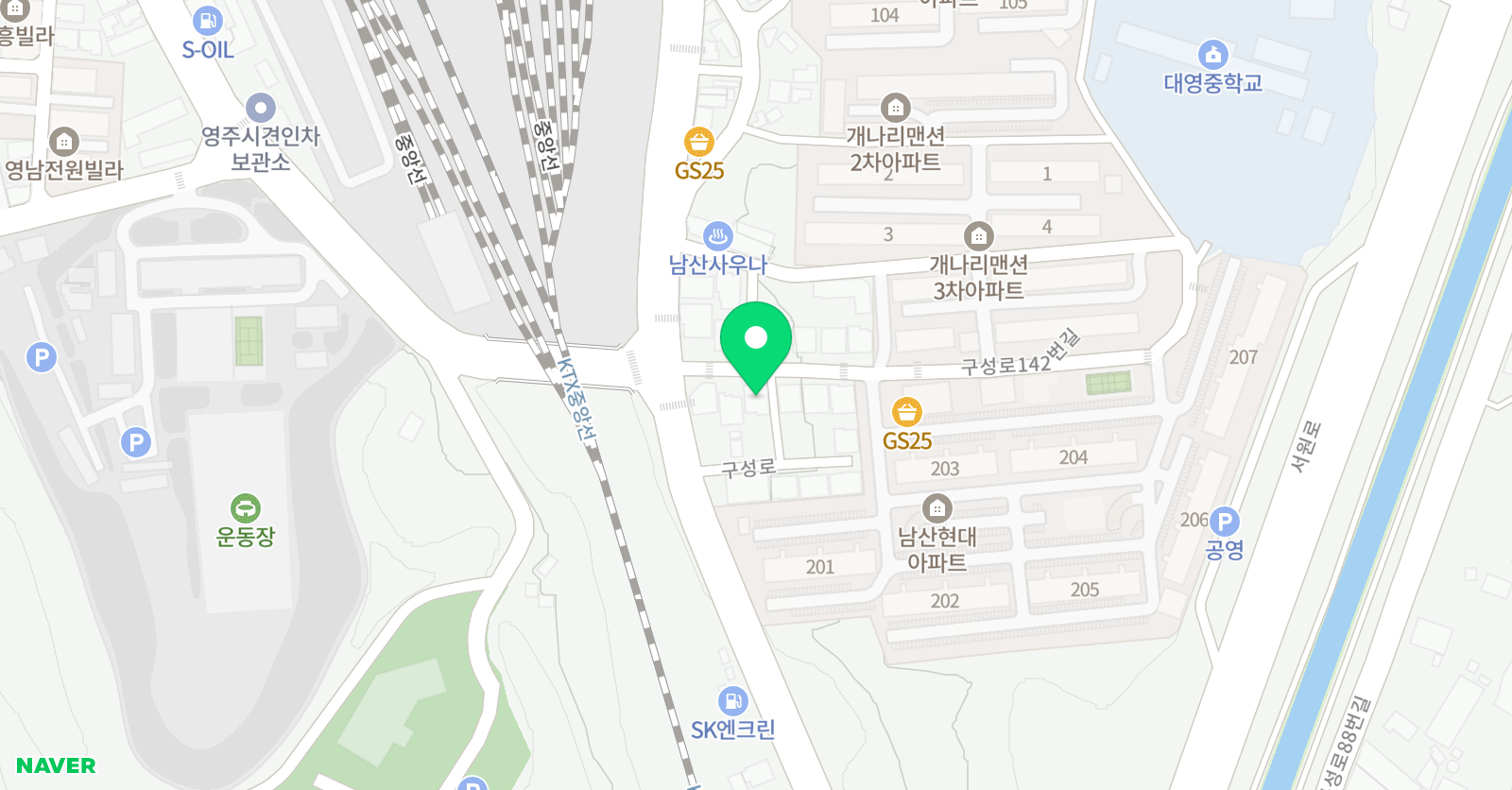 리드인 독서논술 영주남산점 위치
