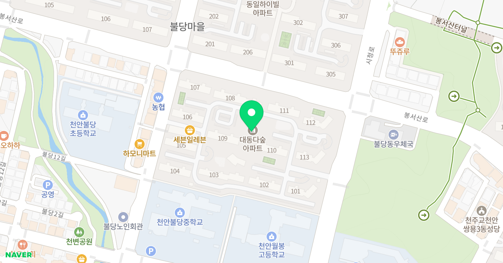 아모르피아노음악교습소 위치