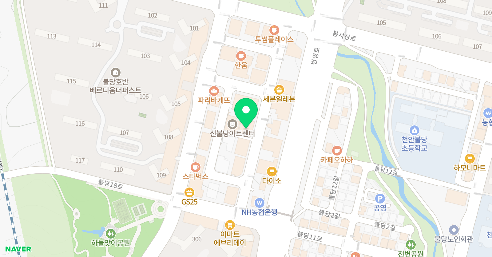 어린이스피치 다움 위치