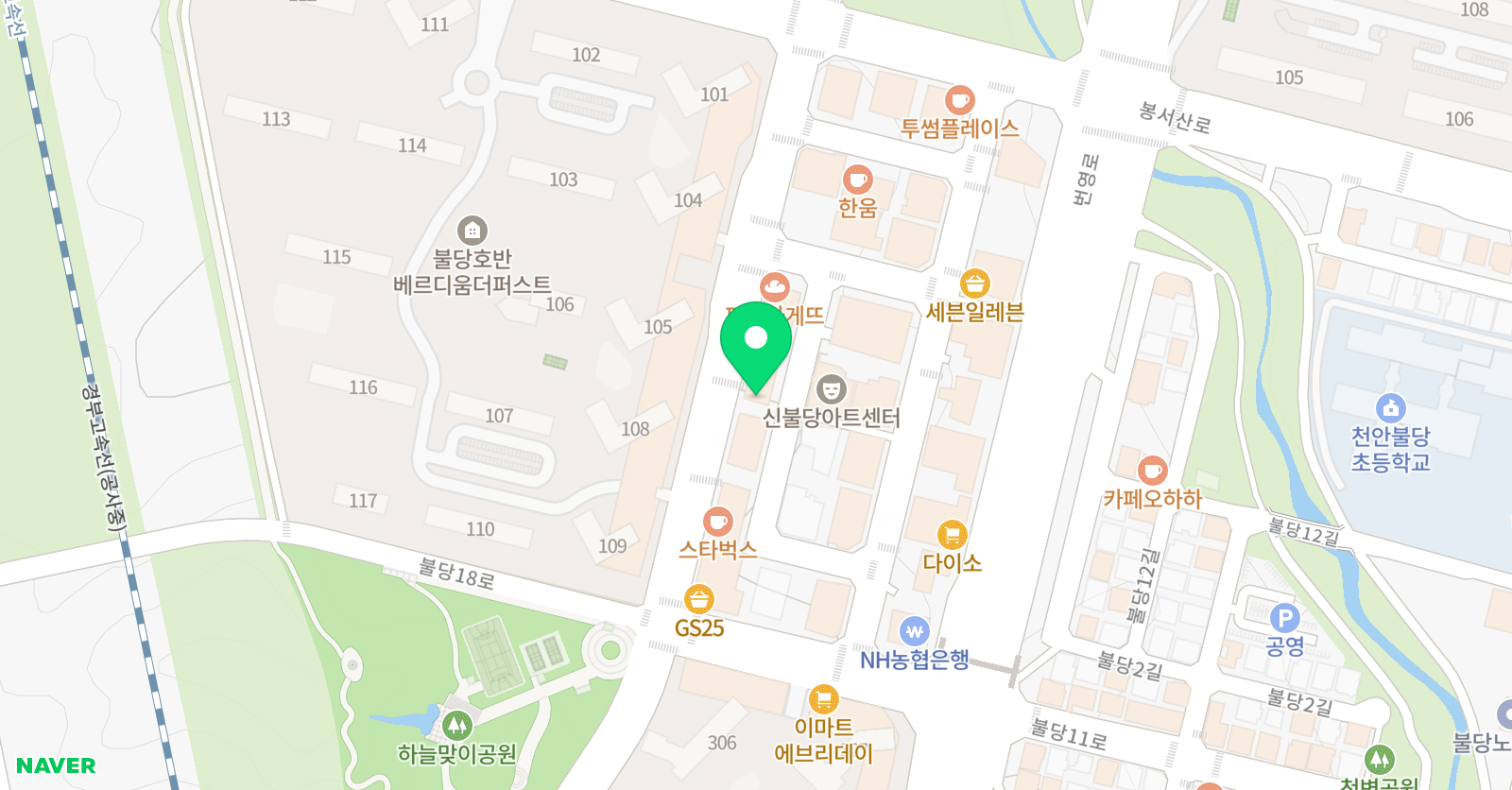 보스톤피아노스튜디오 학원 위치