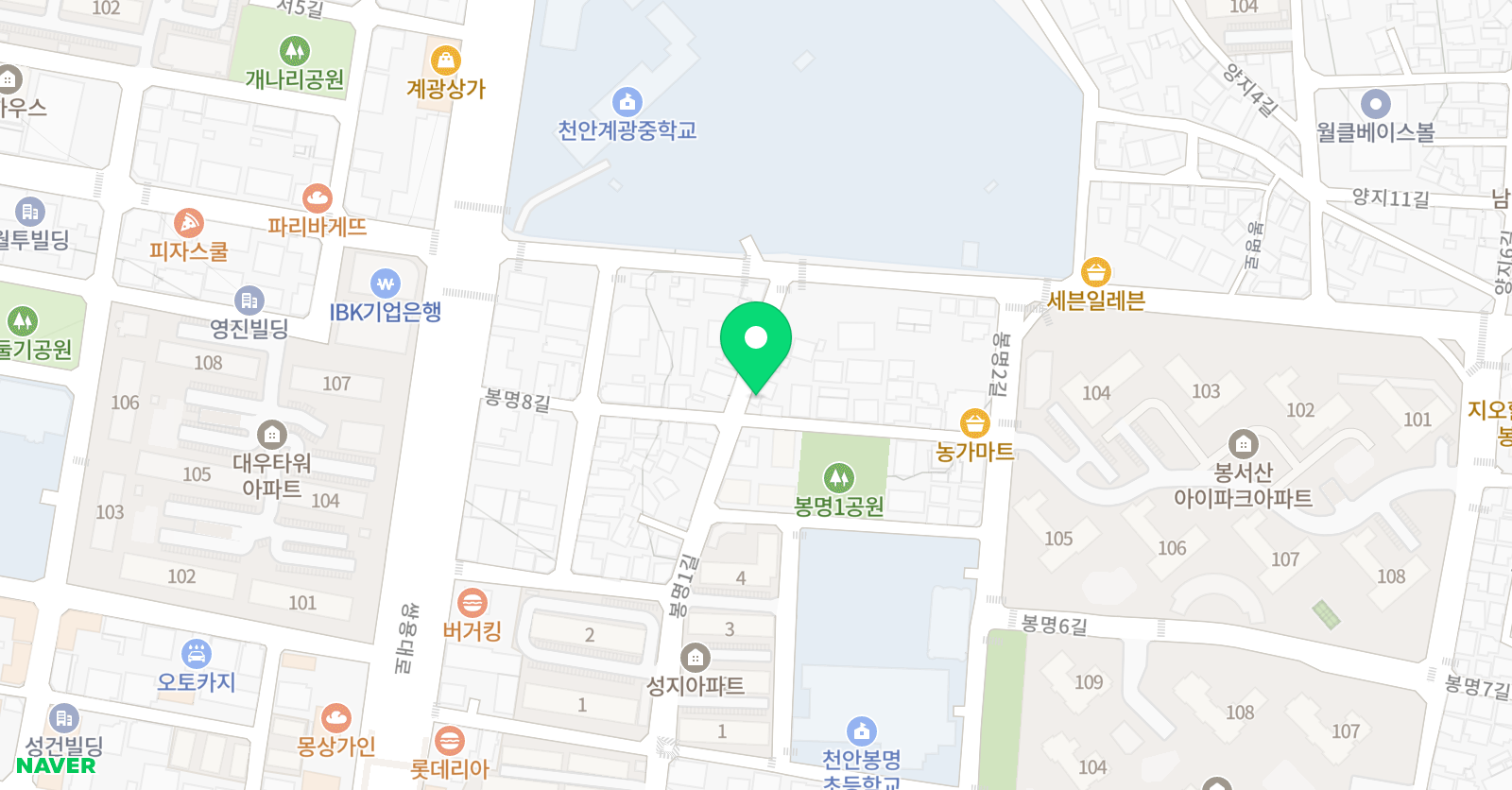 외대 영어수학전문학원 위치