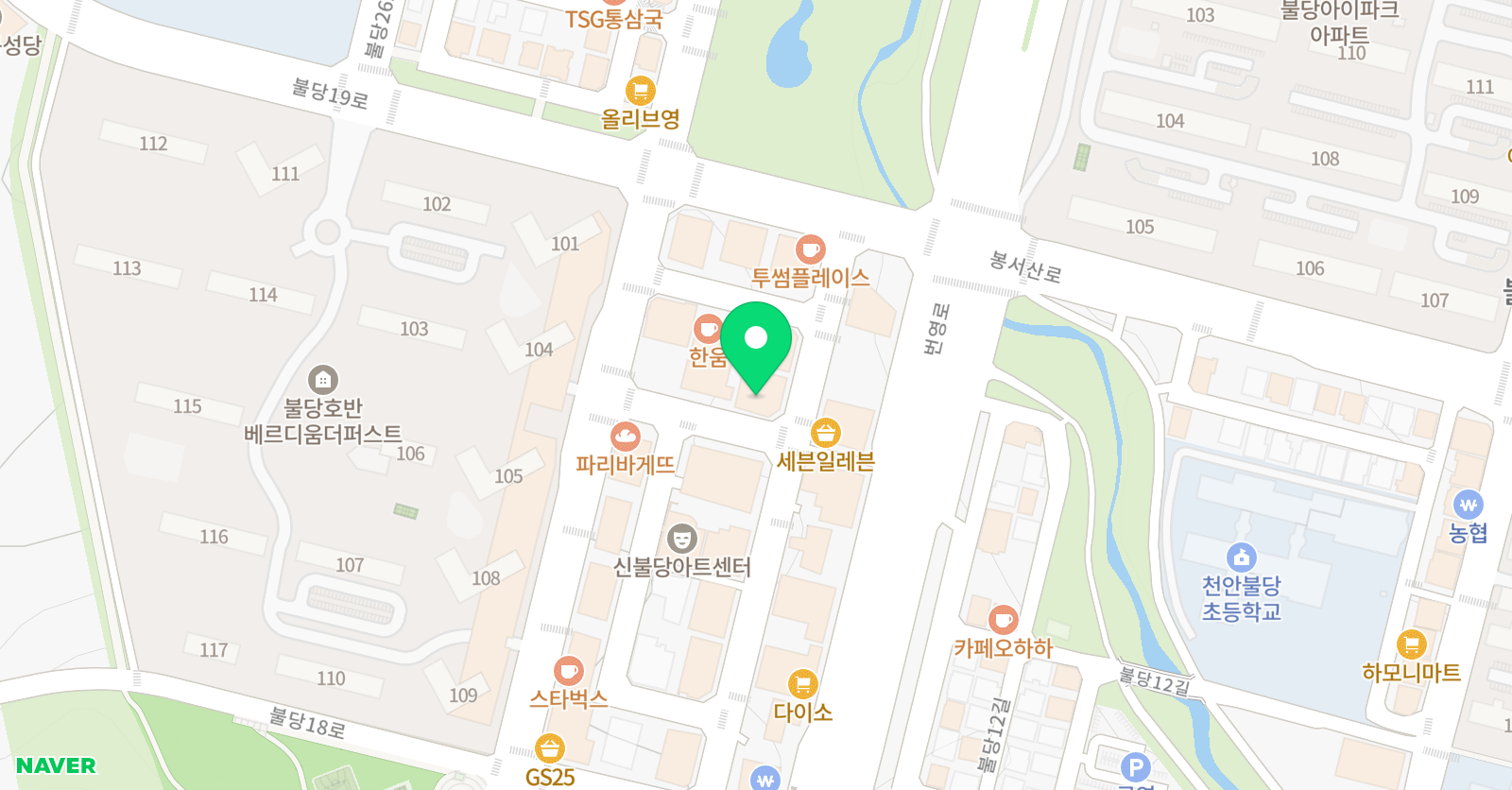 가인 학원 위치