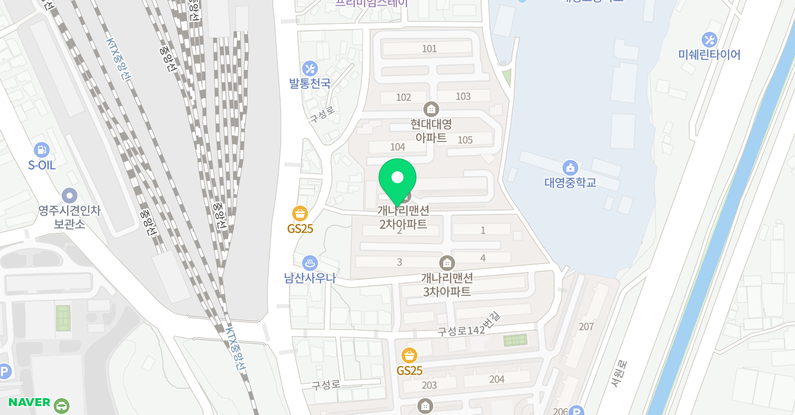 더오름 영수전문학원 위치