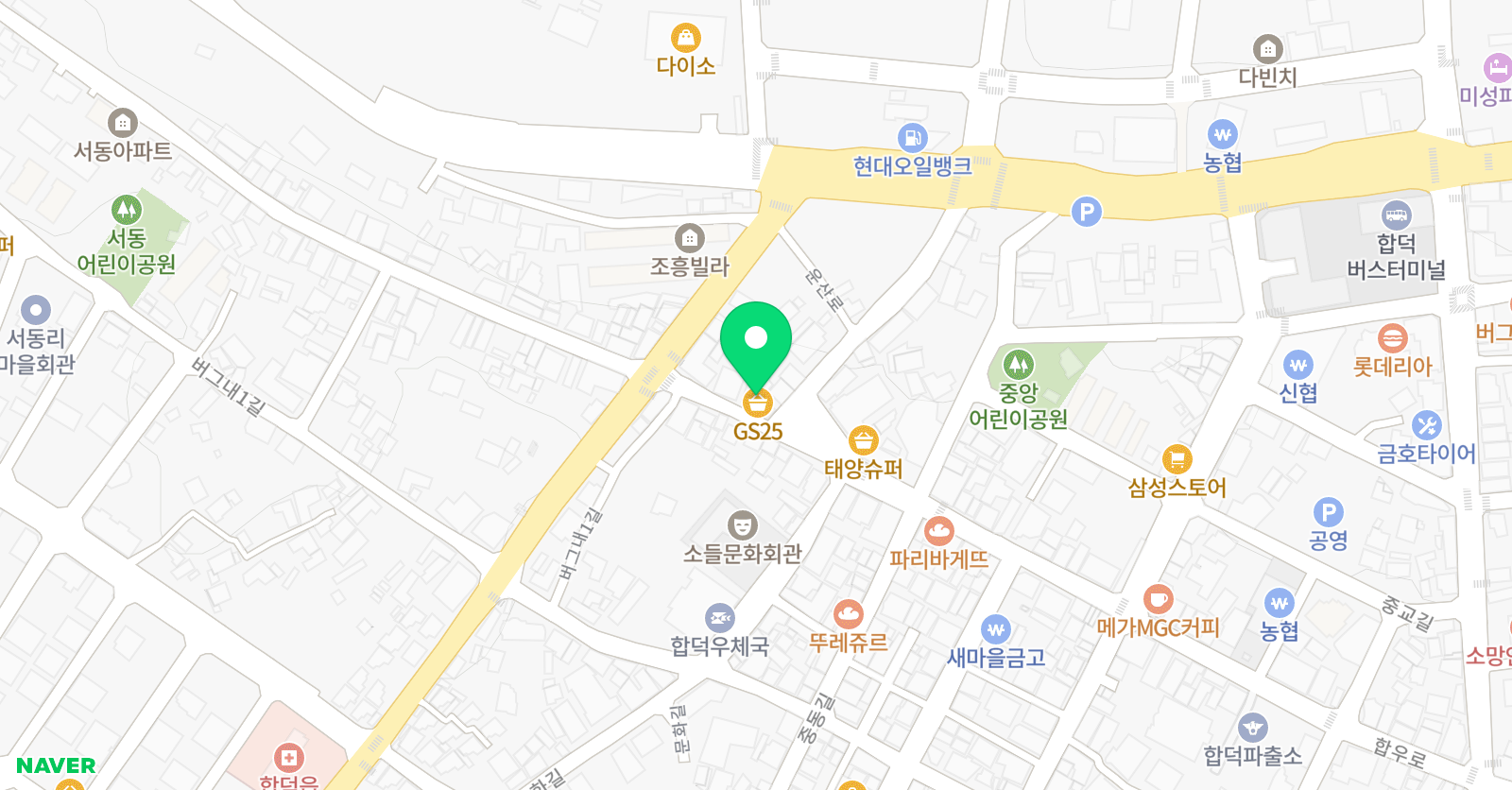 JD 영어전문학원 위치