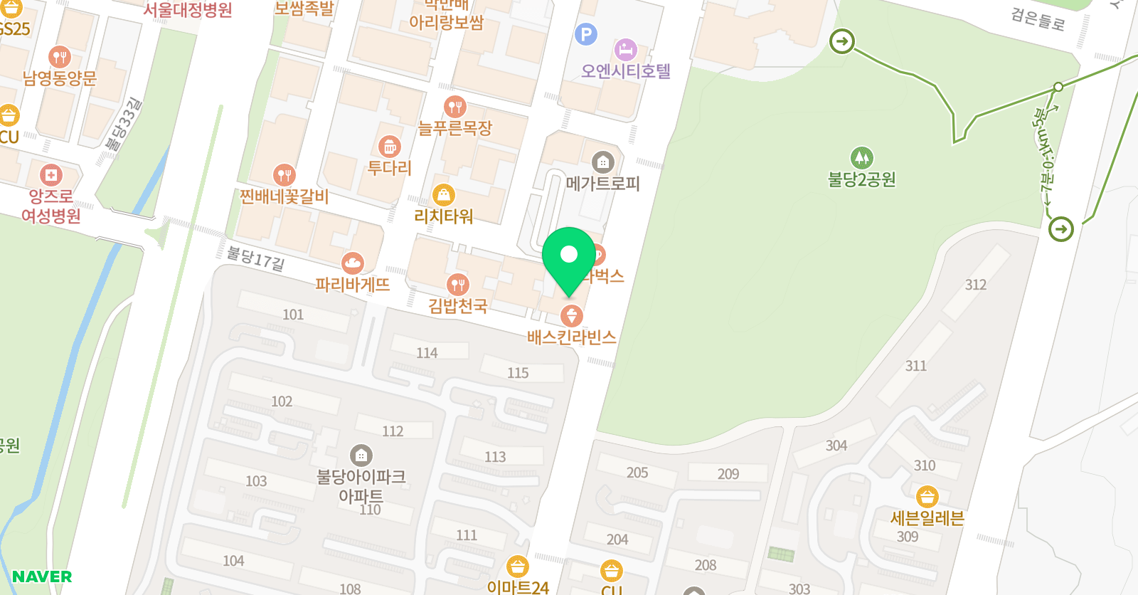 하이즈 영어학원 위치