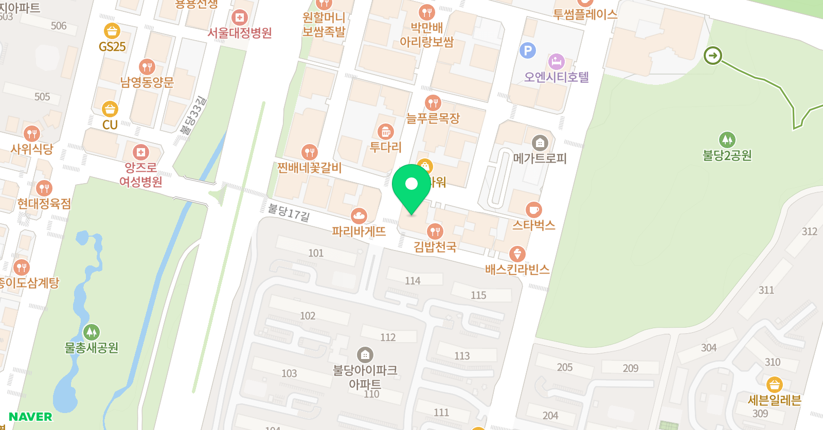 키즈스피치예소스 천안아산센터 위치