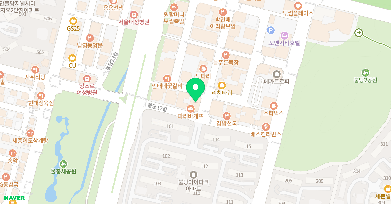 유투엠 천안불당캠퍼스 위치
