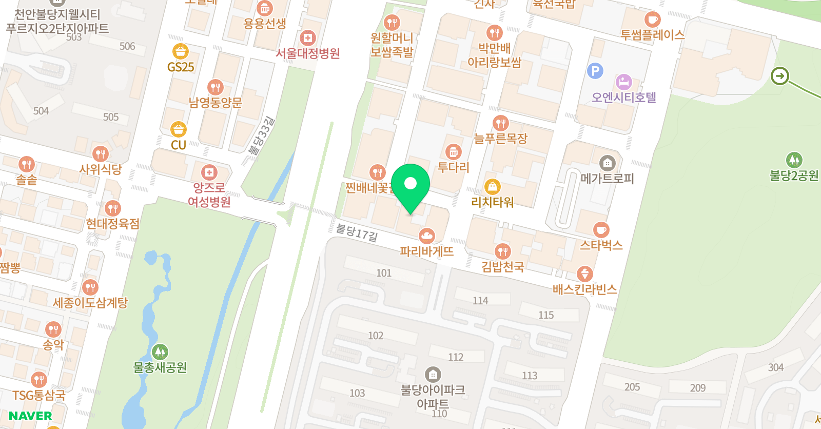 BBL 학원 위치