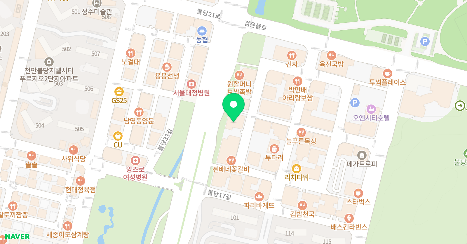 서울 대치 학원 위치