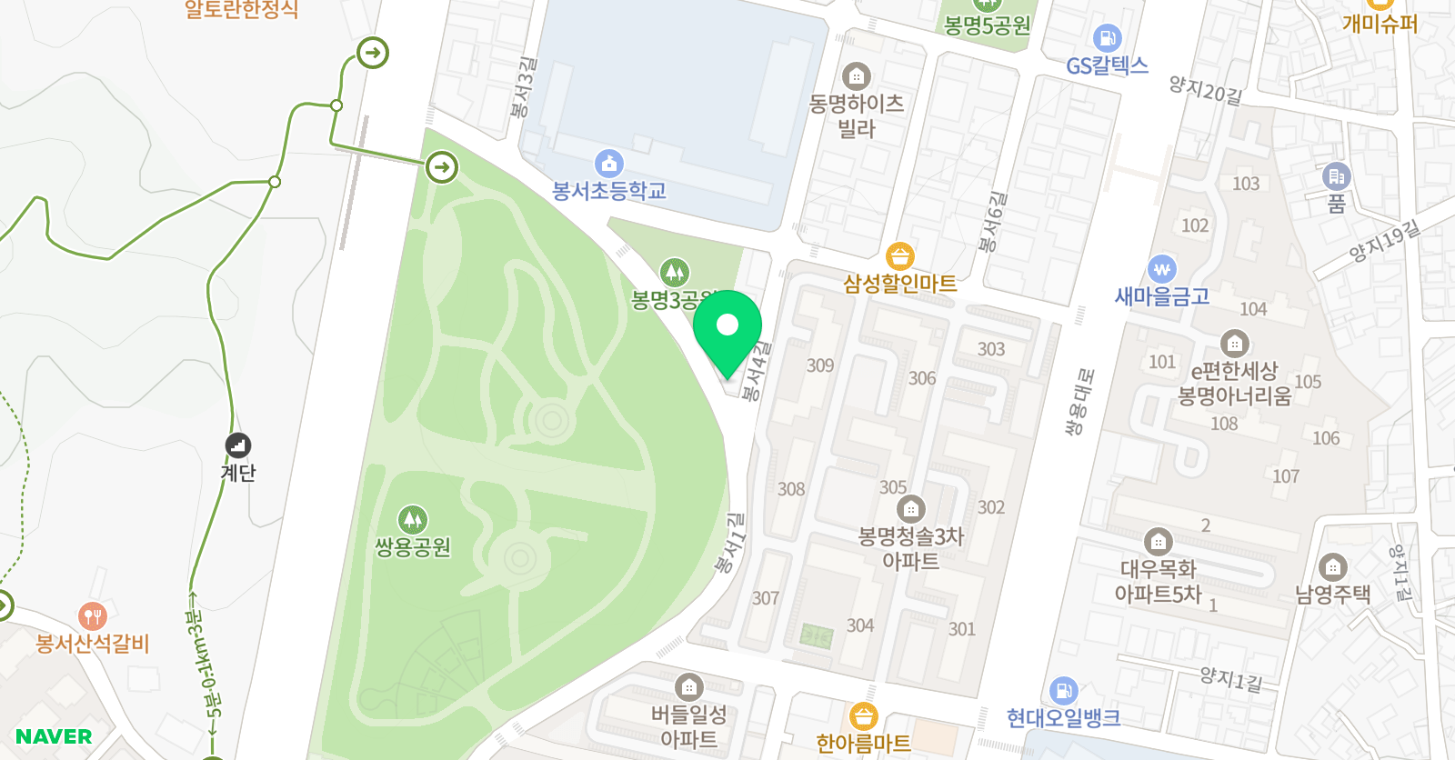 상상달그림별 미술학원 위치