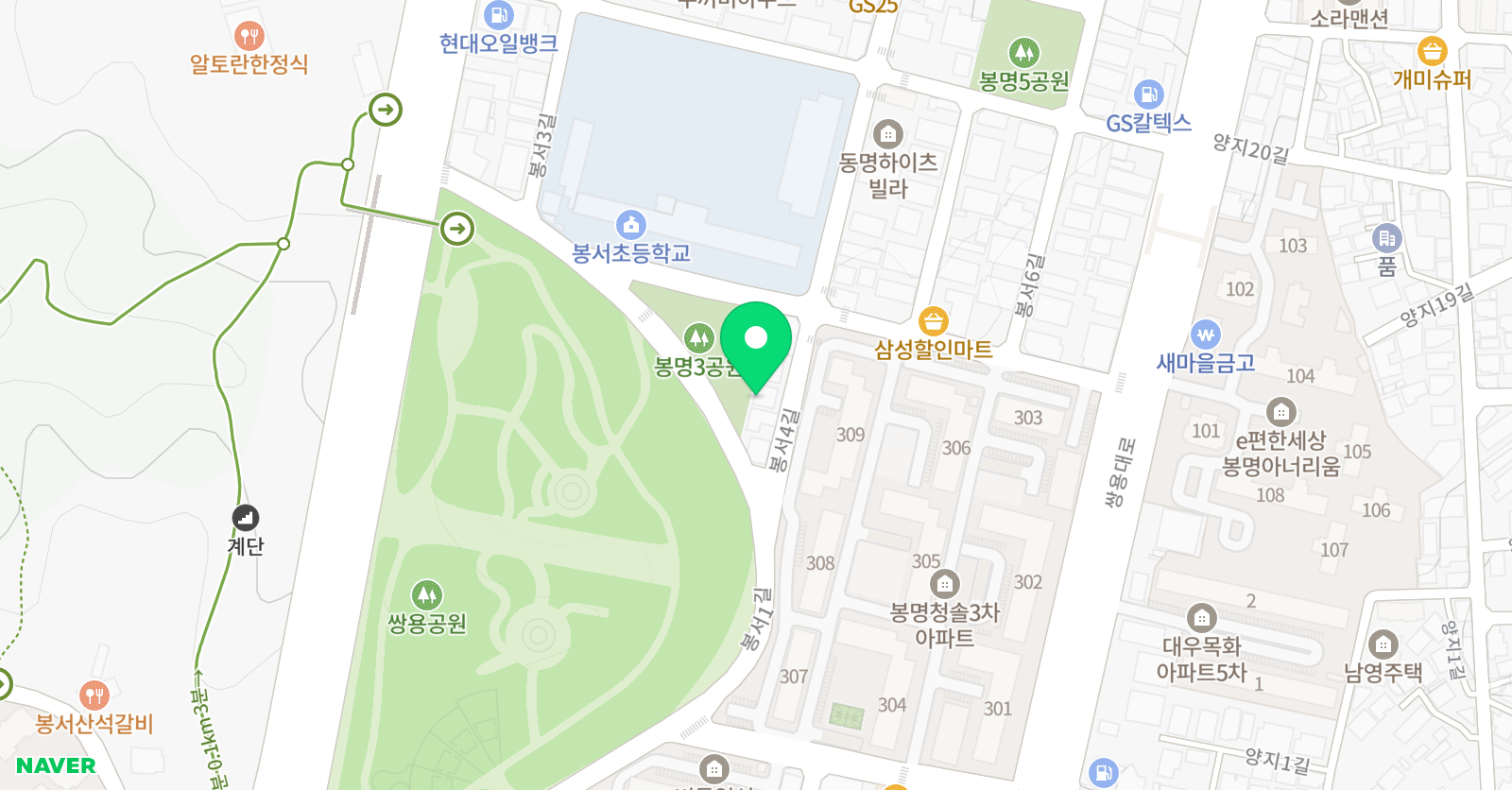 화랑태권도 & JB줄넘기클럽 위치