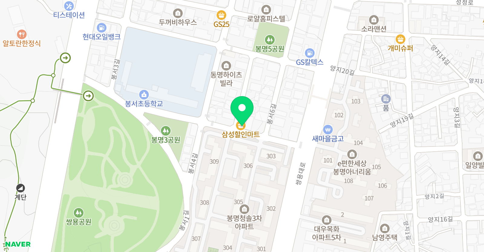 나린피아노 교습소 위치