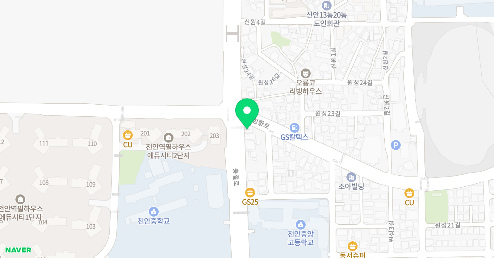 요니뮤직 실용음악학원 위치