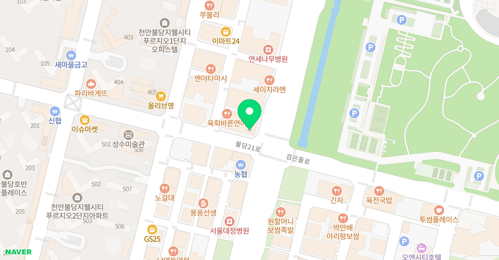아담리즈 수학 천안센터 위치