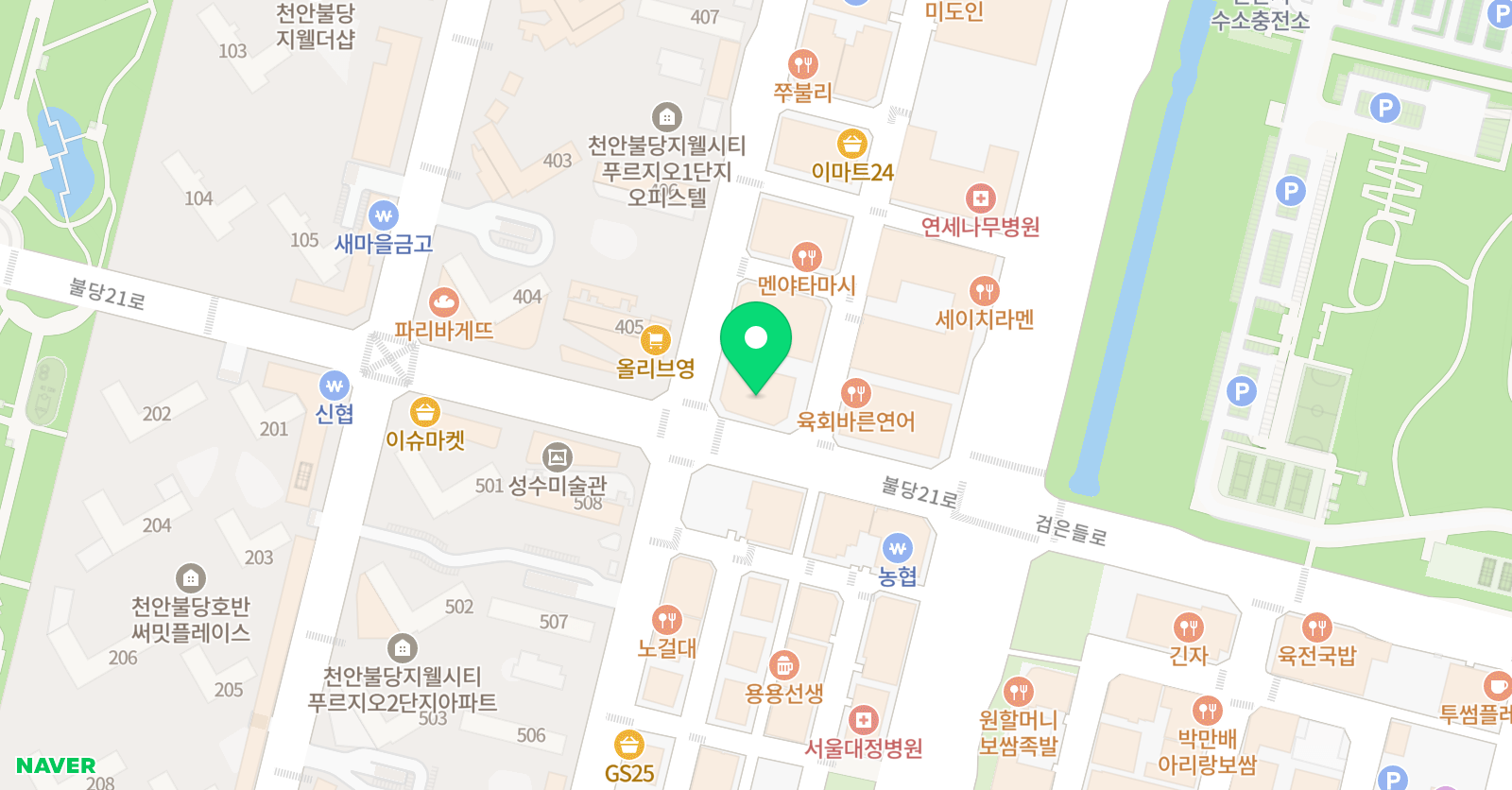 대치깊은생각 엠탑 학원 위치